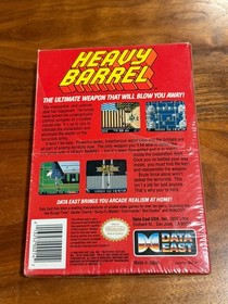 Heavy Barrel | NES | Complete In Box CIB Open Shrink Wrap Seal | Very Nice!