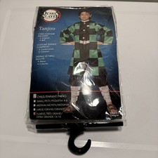 Tanjiro Demon Slayer Boys Anime Costume Size XL 14-16 Halloween Kimetsu No Yaiba