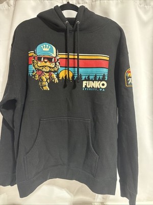 Funko Black Bigfoot Hoodie HQ Store Exclusive Adult Large Everett, WA