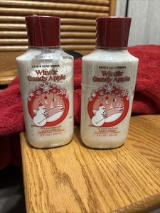NEW, 2 Bath & Body Works Winter Candy Apple Body Lotion With Shea butter ￼￼