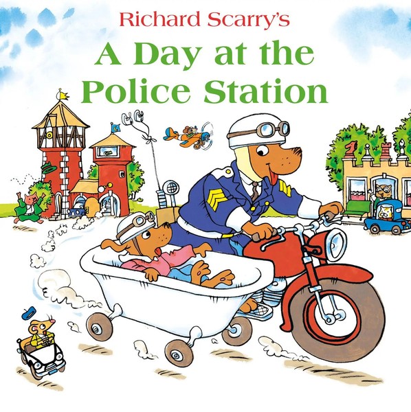 Richard Scarry | A Day At The Police Station | Taschenbuch | Englisch (2014)-image