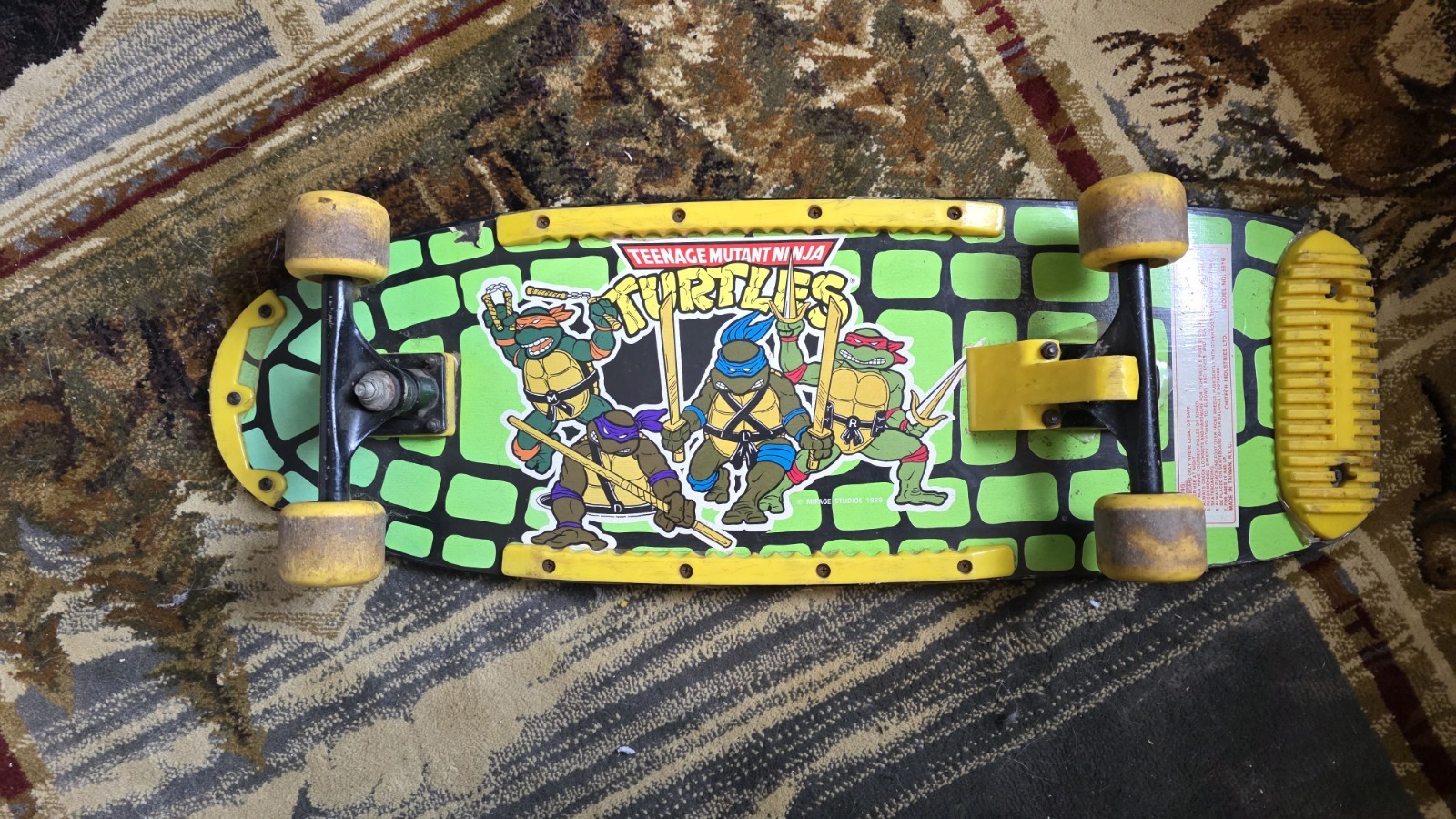 1989 Collectable, Vintage,  Ninja Turtles Graphics