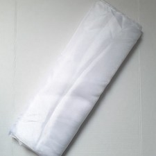 White Glitter Organza Fabric Full Bolt with 15 yards