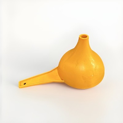 Vintage Tupperware 3.75'' Funnel #1227-1 Harvest Orange Color Good Used Condition