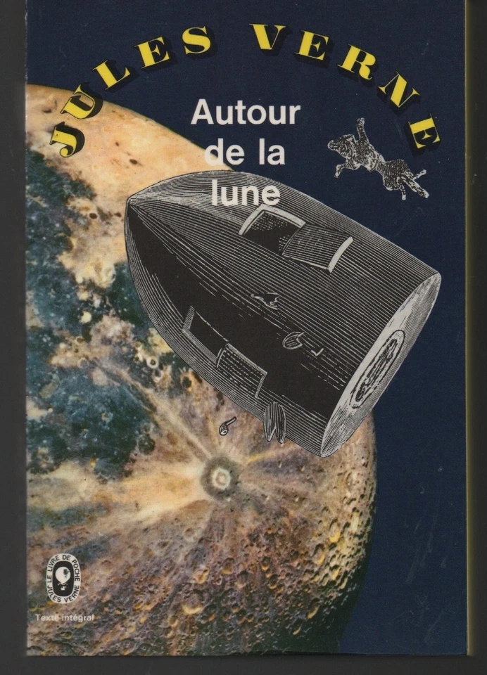 autour de la lune Jules Verne illustré livre de poche proche du neuf - Photo 1/1