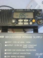 ICOM IC-M59 Marine VHF Radio  power supply and speaker