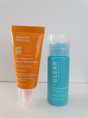 Paula's Choice 5% Vitamin C Sheer Tagescreme LSF 50 / 15ml Cleans 30ml MHD 11.26