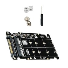 M.2 NVME SSD Key M  NGFF SATA SSD Key B to U.2 SFF-8639 Adapter