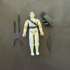 1984 GI JOE COBRA STORM SHADOW v1 FIGURE 100% COMPLETE PERFECT BOW WHITE NM