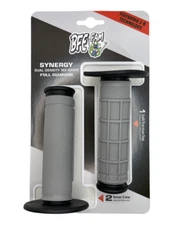 BFE MX Grips Half Waffle Dual Compound Black Motorcycle Dirt Bike Dual Sport