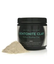 HMN Grade Sodium Bentonite Clay Powder 1lb Indian Beauty Facial Sculpting  Cream