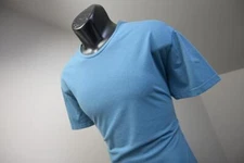 Bylt Drop Cut Gym Shirt Short Sleeve Atheltic Tee Blue Mens Size Large