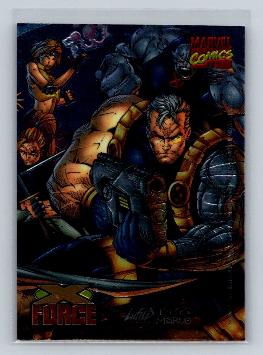 Cable / Youngblood / X-Force - 1996 Marvel Comics Wizard Promo Chromium ...