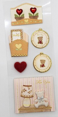 Habico Home Sweet Home handgefertigte 3D-dimensionale Topper Kartenherstellung & Scrapbooking