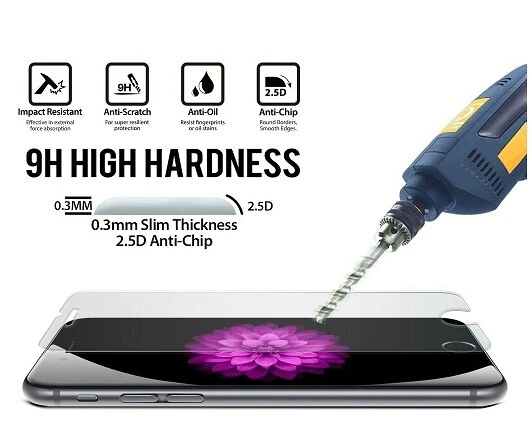 Pellicola vetro temperato X iPhone 7 8 XS XR 11 12 13 14 15 SE Plus Mini Pro Max - Immagine 2 di 4