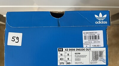 EU Größe 43 1/3 - adidas ZX 6000 Inside Out XZ 0006 Pack - Blue