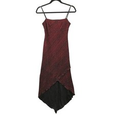 Vintage 90s City Triangles Bodycon Prom Dress Glitter size M