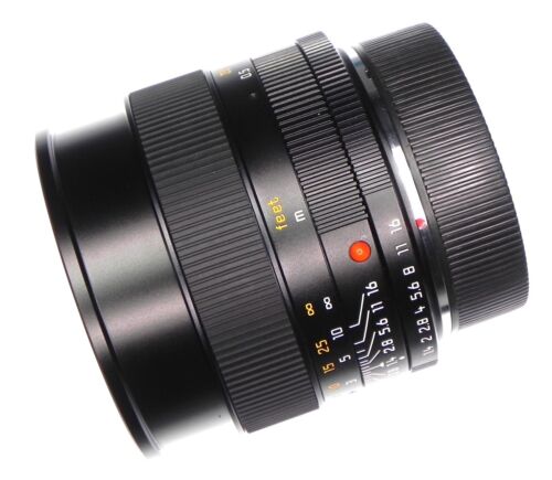 Leica 50mm f1.4 Summilux-R E-60 ROM #3821306 ......... MINT w/Box,Case,Caps - Picture 4 of 12