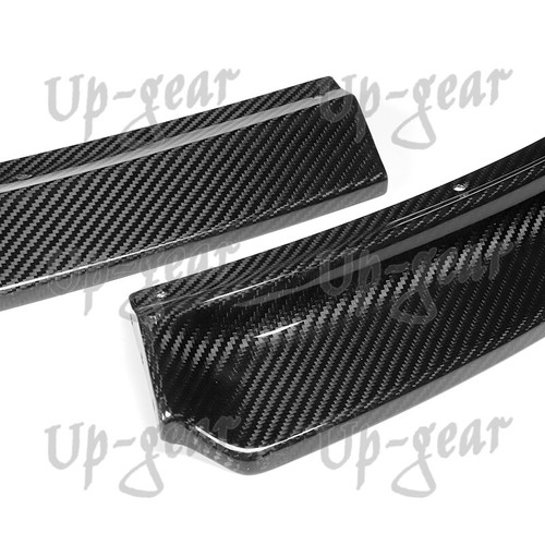 For 2007-2009 Infiniti G35 G37 GT-Style Real Carbon Fiber Front Bumper Lip Kit - Picture 2 of 5