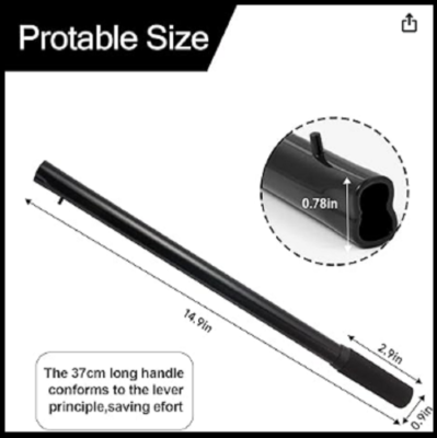Horizontal Hydraulic Jack Handle 2 Ton Jack Handle Replacement