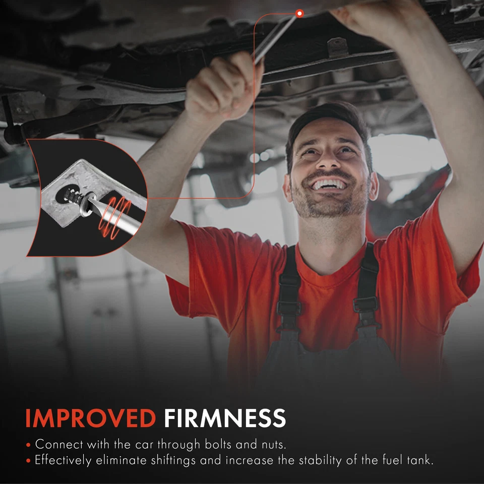 2x correas de acero para tanque de combustible para Chrysler 300 1967-1971 New Yorker Newport Dodge Foto 4 de 4