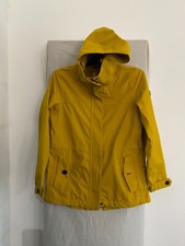 Aigle Yellow Hooded Gore-tex Rain Coat Size 36