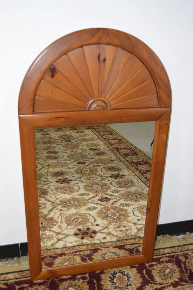 Espejo ventilador vertical Ethan Allen Country Craftsman pino #19-9301 acabado #219 Foto 2 de 4