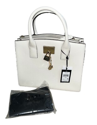 Vtg. DKNY Elissa Ivy Tote With Removable Shoulder Strap & Dust Cover Bag NWT