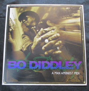 Bo Diddley – A Man Amongst Men 1996 US Promo 12" X 12" Poster Flat MINT 2 sided