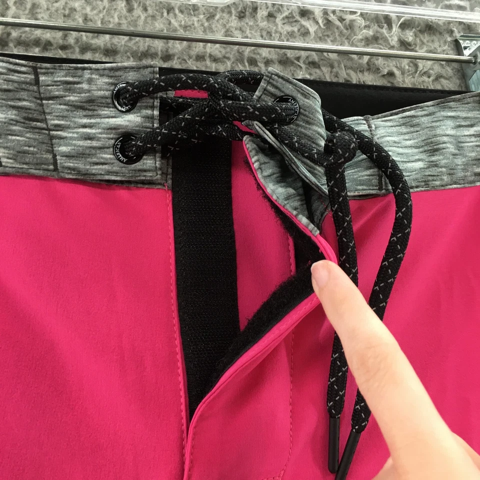 Shorts de tabuleiro American Eagle feminino XS (real 29x10) cordão multicolorido - Imagem 4 de 4