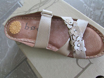 NEW B.O.C KIMURA BRONZE SANDALS WOMENS 7 SLIDES COMFORT SOLES 