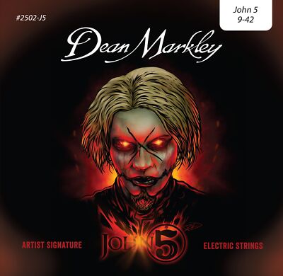 DEAN MARKLEY John 5 Artist Signature - 2502 J5 - Electric Guitar String Set, .00