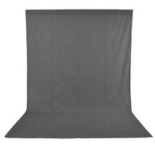 100 Pure Muslin Backdrop Background 10 x 12ft Grey With Background Support