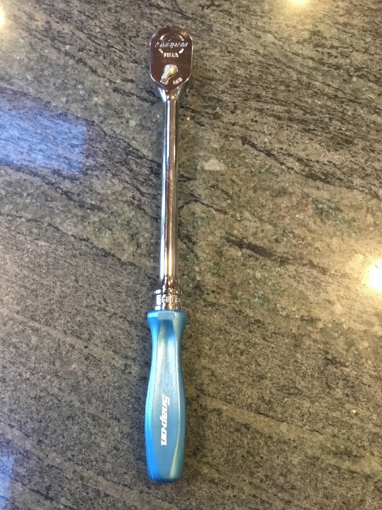 Snap On fhld80pb 3/8 drive dual 80 hard grip long ratchet pearl