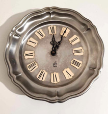 Pendule Horloge Ancienne JAPY Assiette Métal Vintage