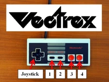 Nintendo NES Modded Controller Joystick Control Panel for Vectrex Mod