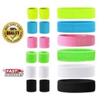 Headband Wristband Yoga Gym Sweatband Women Men Tennis Sports Accessories