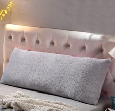 Ultra Soft Sherpa Body Pillow Cover/Case with Zipper Closure 21"X54" (21"X54" Bo