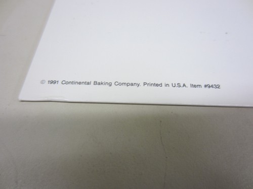#43 Vintage Continental Baking Wonder Pane/Hostess Servizi Armati Promozionale - Foto 6 di 6