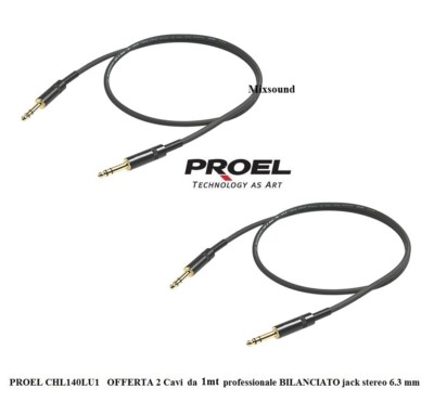 Strumenti Musicali Proel BULK210LU5 Cavo Audio Professionale Bilanciato Con Conn - Foto 7
