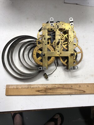 Vintage Sessions Mantle Clock Movement PARTS REPAIR