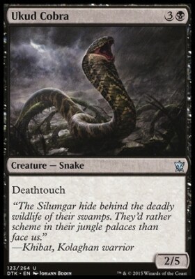 MTG Magic the Gathering Ukud Cobra (123/272) Dragons of Tarkir LP