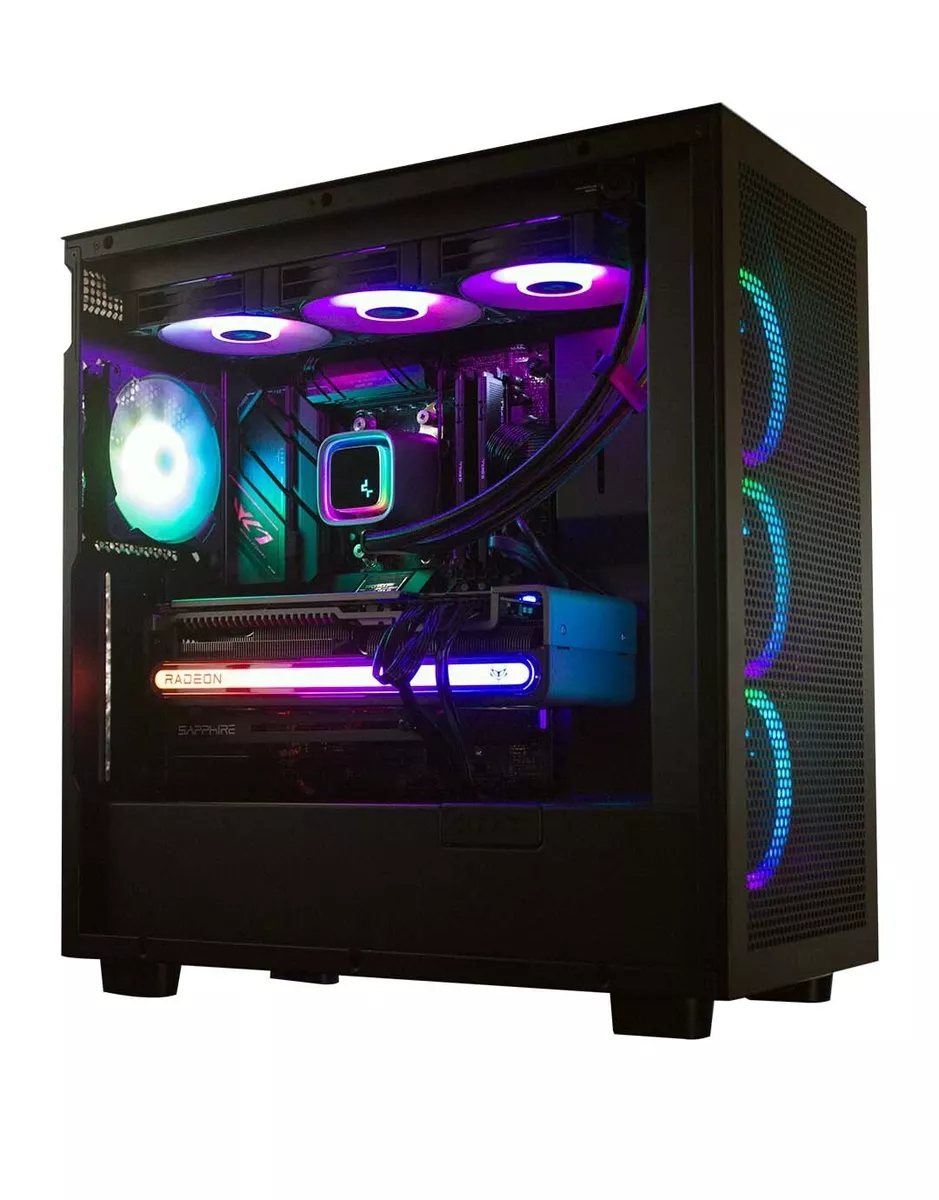 NZXT H7 Flow Gaming PC - Ryzen 7 7800X3D, AMD 7900XTX, 64 GB RAM, 2TB SSD