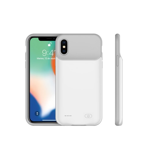 External Power Bank Charger Battery Case Full Soft Frame For iPhone X XS Max XR - Bild 17 von 18