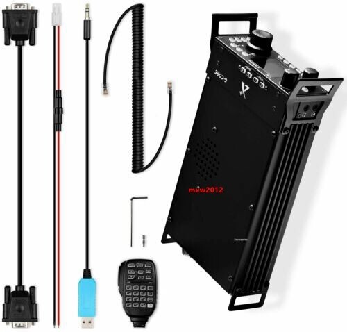 Xiegu G90 HF transceiver 20W SSB/CW/AM/FM 0.5-30MHz SDR Radio w/ Antenna tuner - Zdjęcie 8 z 24