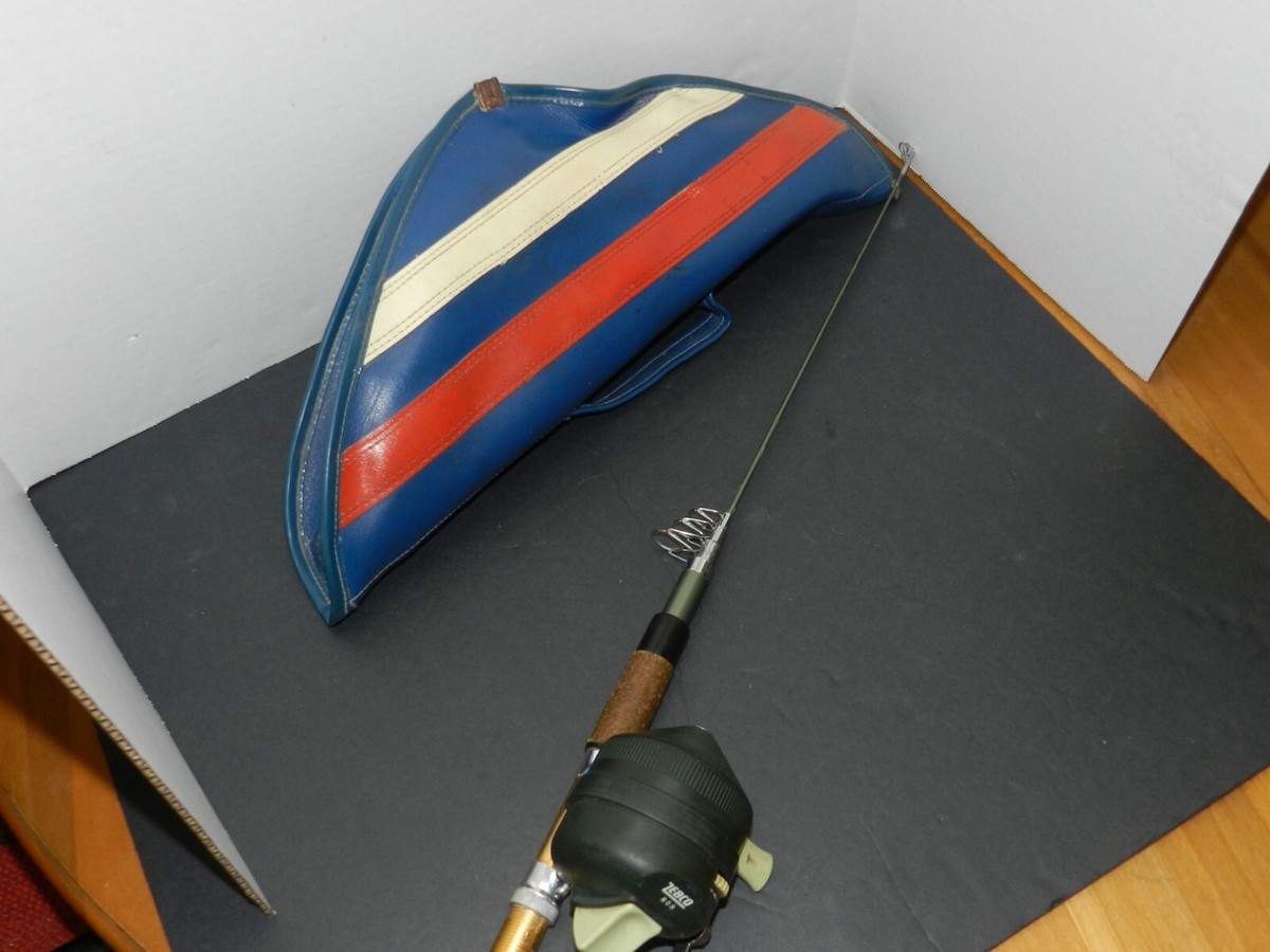 VTG 70S ZEPCO 3 PIECE COMBO -808 REEL + 6 FT RETRACTABLE ROD VTG 70S ZEPCO 3 PIECE COMBO -808 REEL + 6 FT RETRACTABLE ROD