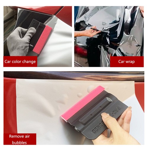 Magnetic Card Squeegee No Scratch Applicator Car Window Tinting Film Tools