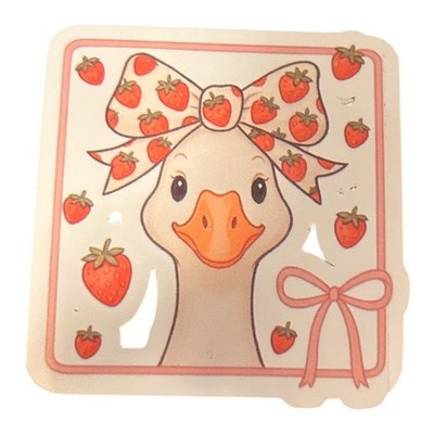 Handmade Cute Duck Sticker 