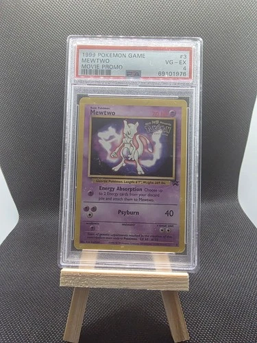 1999 Pokemon Game Movie Promo #3 Mewtwo PSA 4
