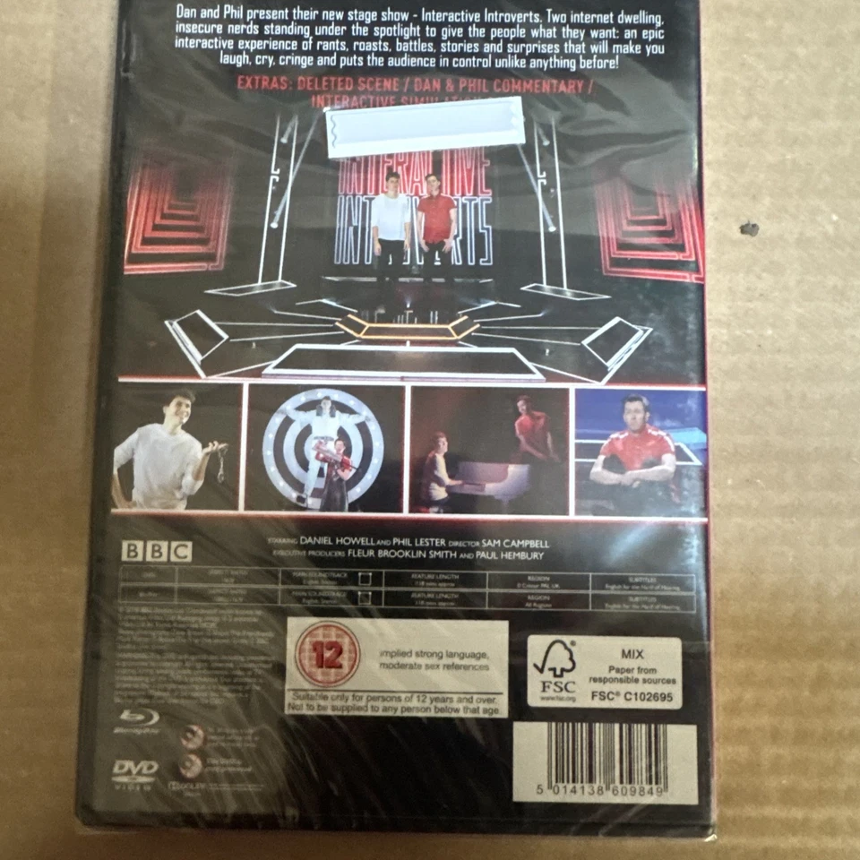 Interactive Introverts Dan & Phil 2018 World Tour DVD & Blu Ray Red Edition NEW - Image 2 of 2